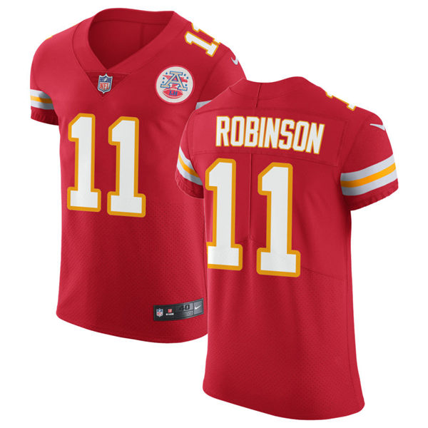 Men's Kansas City Chiefs #11 Demarcus Robinson Nike Red Vapor Untouchable Limited Jersey