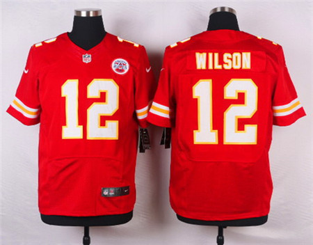 Men's Kansas City Chiefs #12 Albert Wilson Red Team Color Elite Jersey