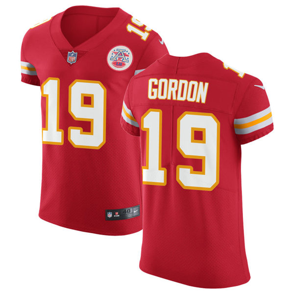 Men's Kansas City Chiefs #19 Josh Gordon Nike Red Vapor Untouchable Limited Jersey