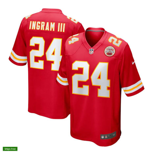 Men's Kansas City Chiefs #24 Melvin Ingram III Nike Red Vapor Untouchable Limited Jersey