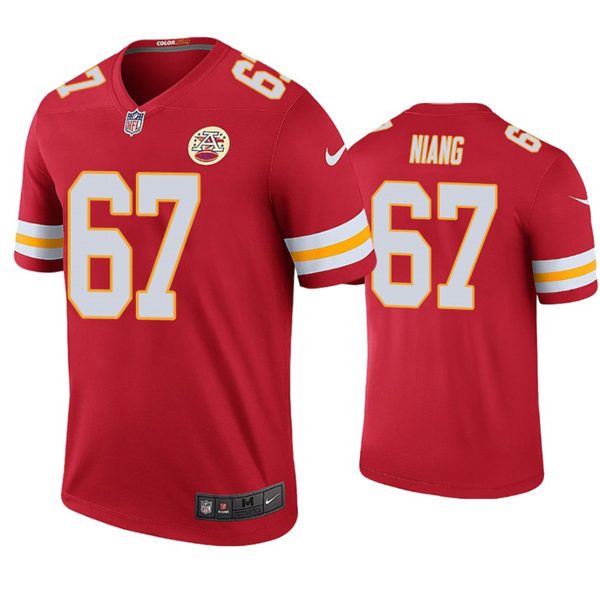 Men's Kansas City Chiefs #67 Lucas Niang Nike Red Vapor Untouchable Limited Jersey