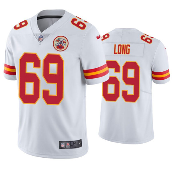 Men's Kansas City Chiefs #69 Kyle Long Nike White Vapor Untouchable Limited Jerse