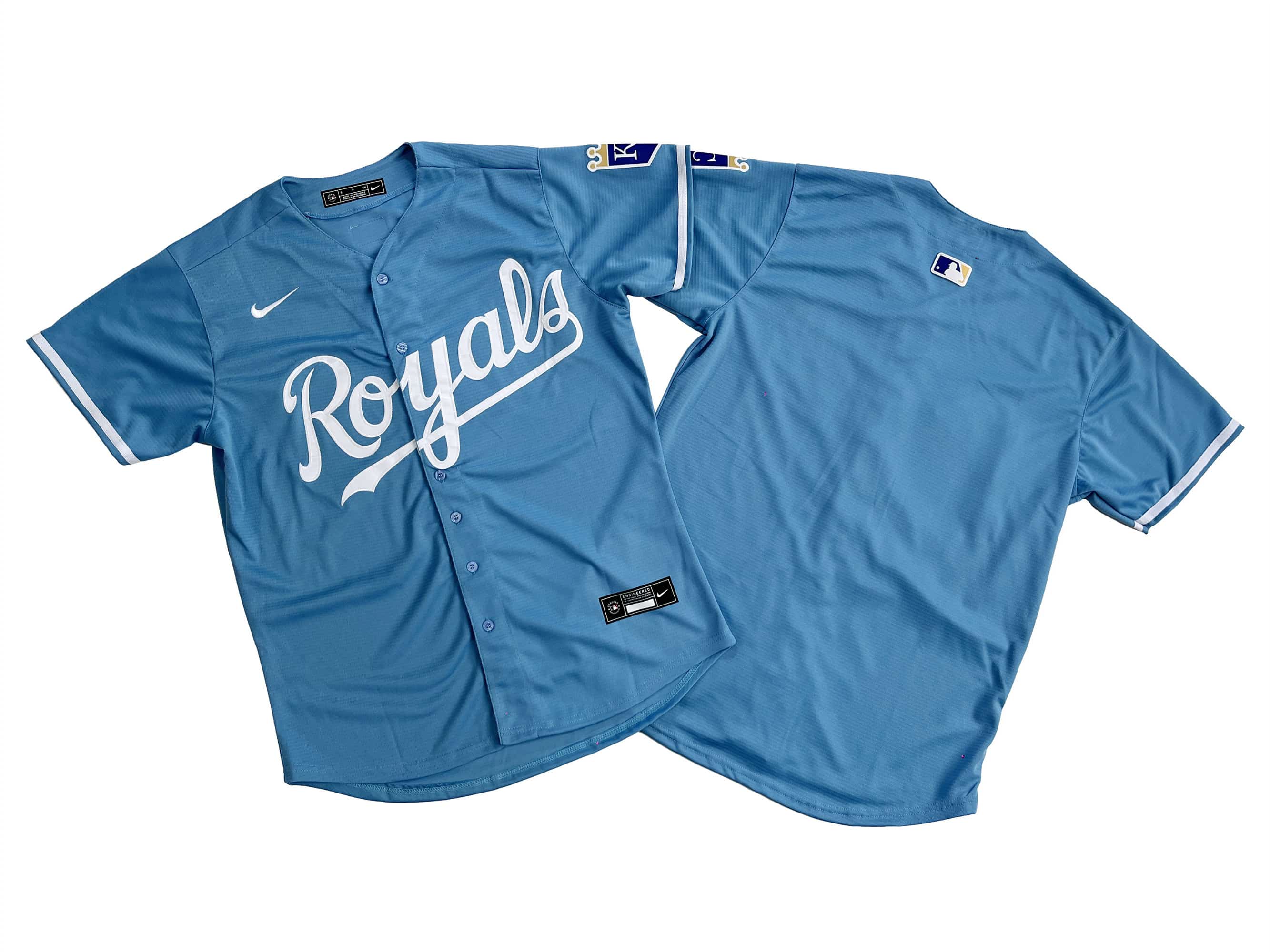 Men's Kansas City Royals Nike Light Blue Alternate Limited Jersey