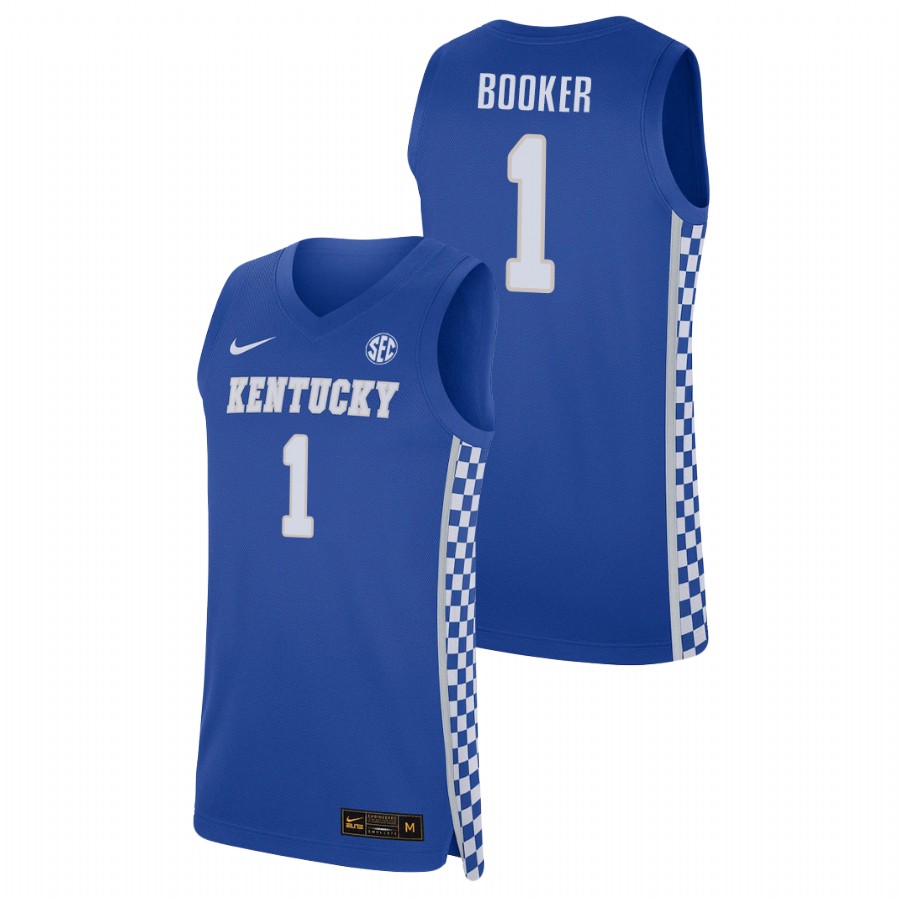 Men's Kentucky Wildcats Devin Booker Jersey Royal