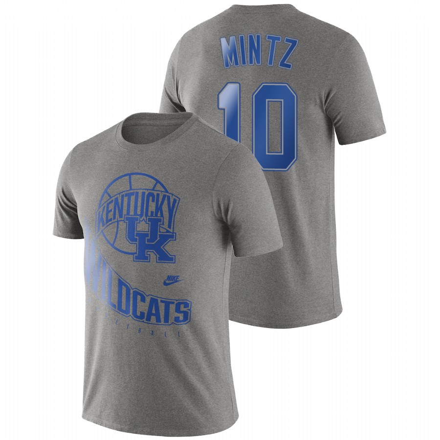 Men's Kentucky Wildcats Retro Basketball Davion Mintz Heathered Gray T-Shirt