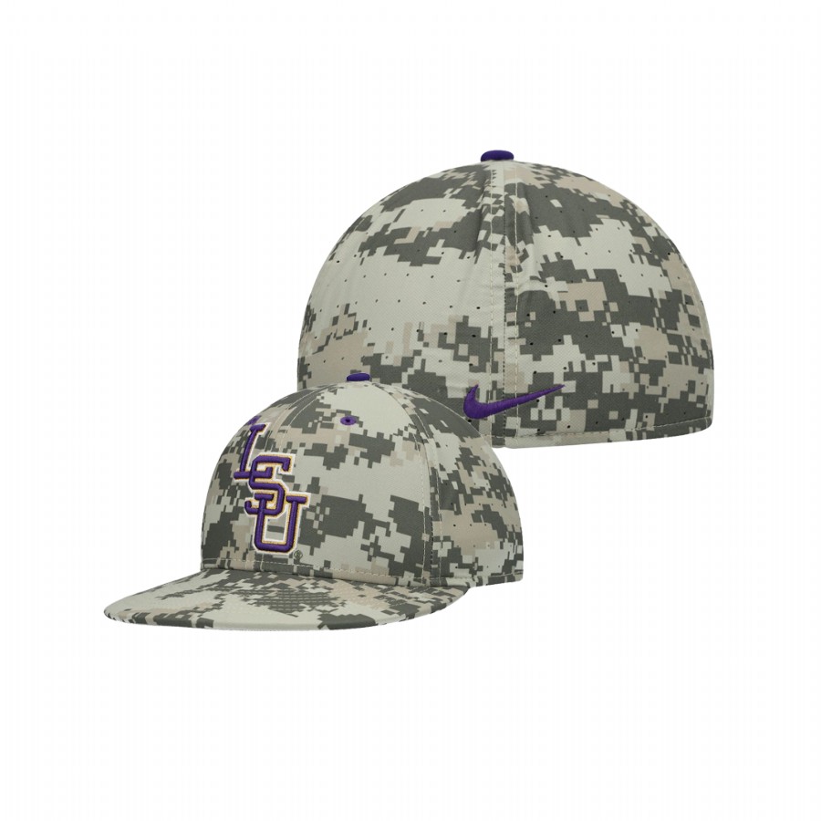 Men's LSU Tigers Team Baseball Camo 59FIFTY Fitted Hat