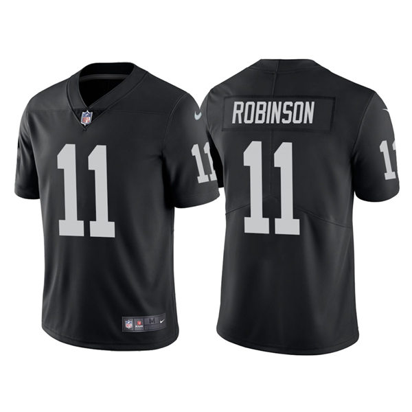 Men's Las Vegas Raiders #11 Demarcus Robinson Nike Black Vapor Untouchable Limited Player Jersey