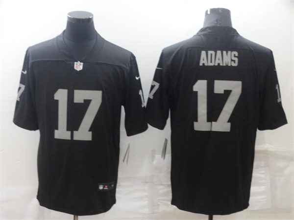 Men's Las Vegas Raiders #17 Davante Adams Nike Black Vapor Limited Jersey