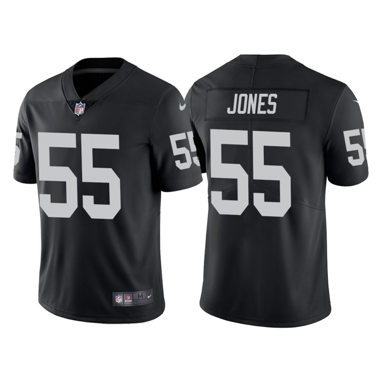 Men's Las Vegas Raiders #55 Chandler Jones Nike Black Vapor Limited Jersey