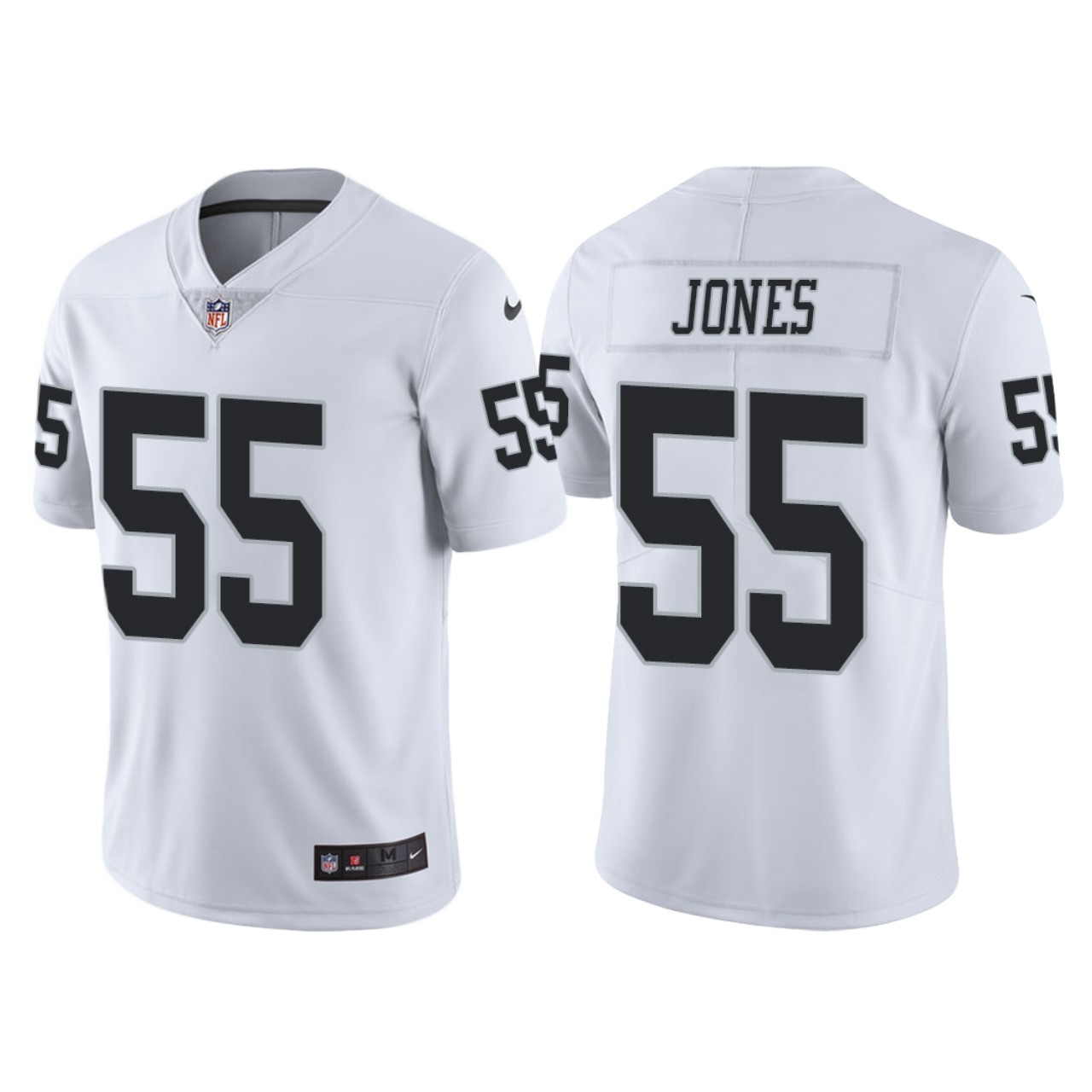 Men's Las Vegas Raiders #55 Chandler Jones Nike White Vapor Limited Jersey
