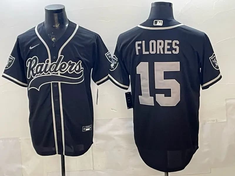 Men's Las Vegas Raiders 15 FLORES