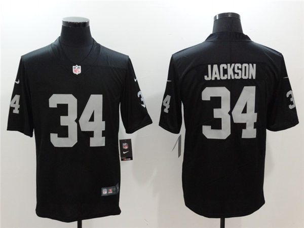 Men's Las Vegas Raiders Retired Player #34 Bo Jackson Nike Vapor Untouchable Limited Football Jerse