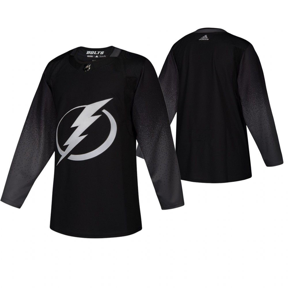 Men's Lightning # Adidas Alternate Jersey Black