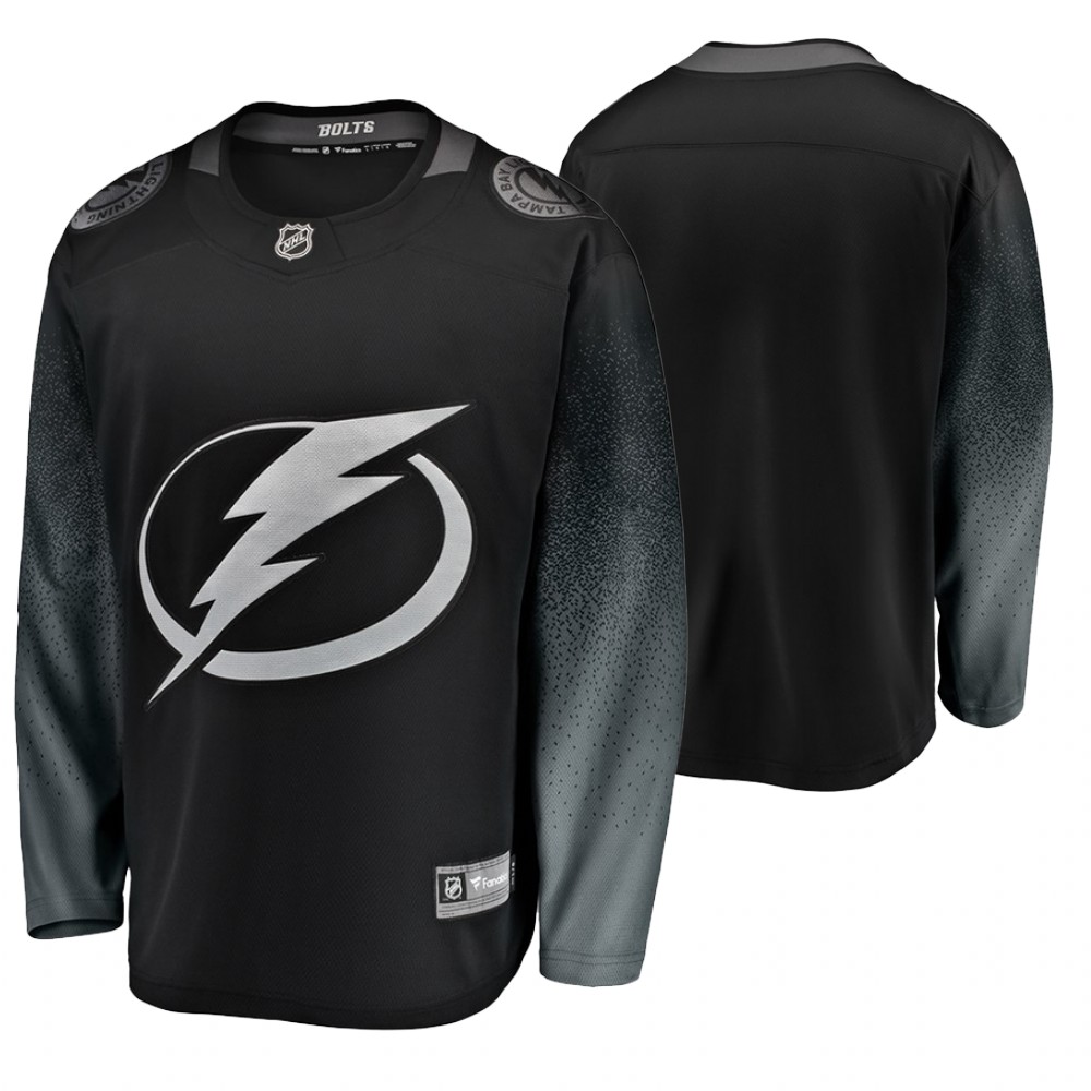Men's Lightning # Fanatics Branded Alternate Jersey Black