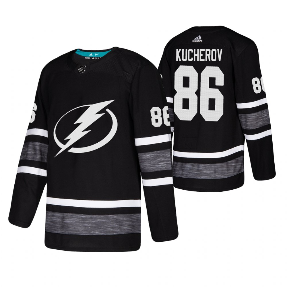 Men's Lightning #86 Nikita Kucherov Black 2019 NHL All-Star Jersey