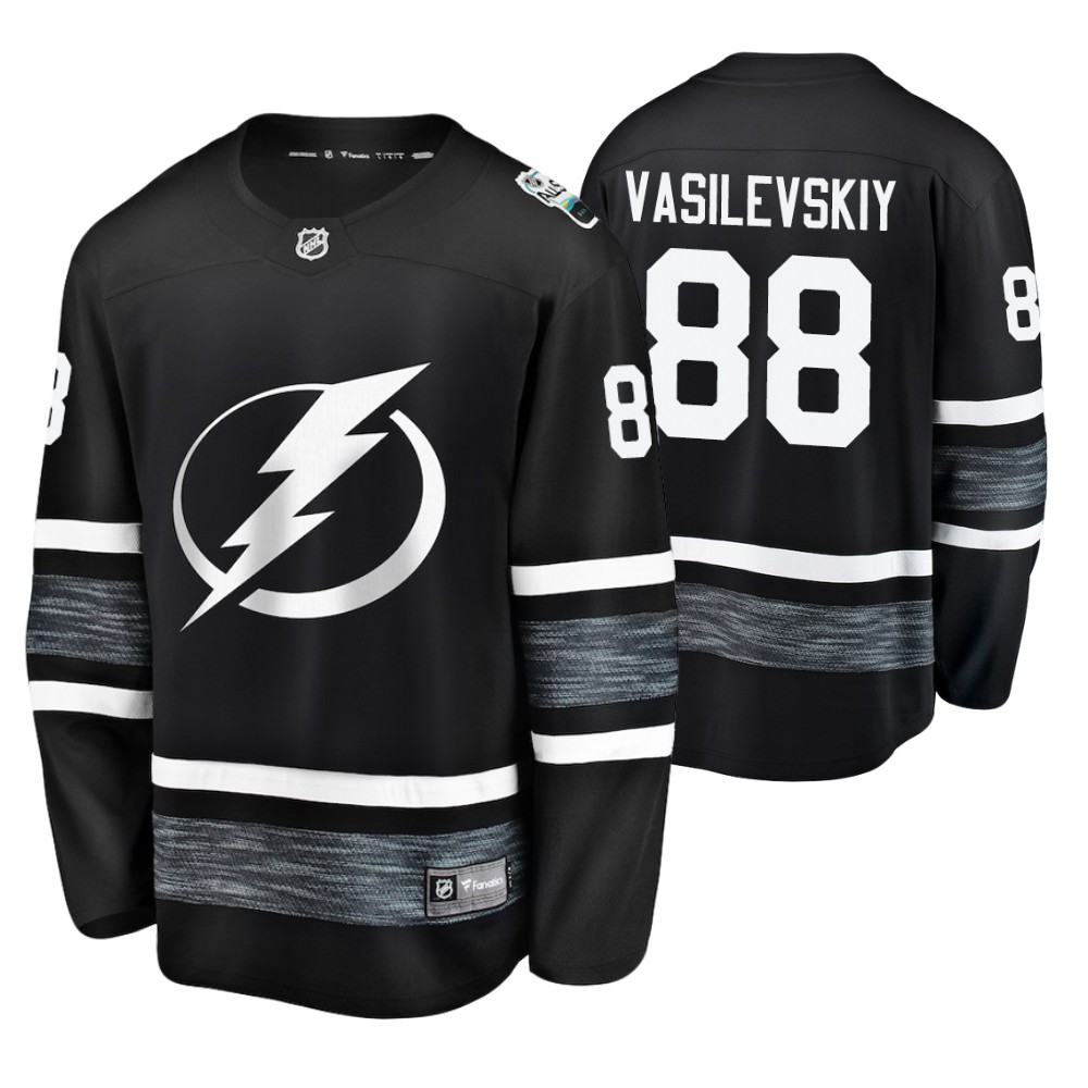 Men's Lightning #88 Andrei Vasilevskiy Black 2019 NHL All-Star Jersey