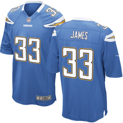 Men's Los Angeles Chargers #33 Derwin James Blue 2018 NFL Draft First Round Pick Limited Jersey