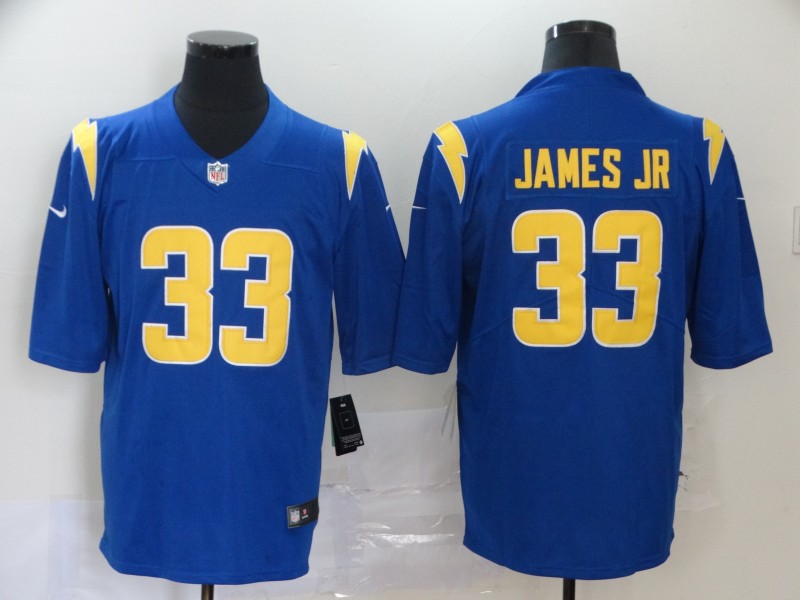 Men's Los Angeles Chargers #33 Derwin James Powder Blue Vapor Limited Jersey