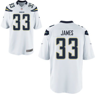 Men's Los Angeles Chargers #33 Derwin James White 2018 NFL Draft First Round Pick Limited Jersey