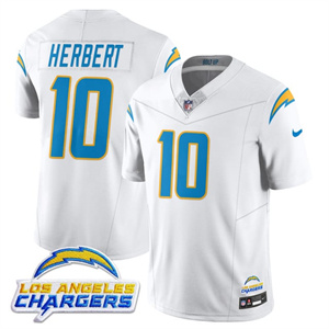 Men's Los Angeles Chargers Alternate 2025 Jersey - All Stitched Justin Herbert -   10