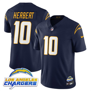Men's Los Angeles Chargers Alternate 2025 Jersey - All Stitched Justin Herbert  - 10