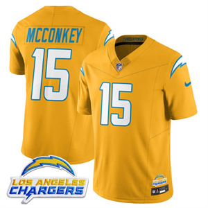 Men's Los Angeles Chargers Alternate 2025 Jersey - All Stitched Ladd McConkey -   15