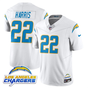 Men's Los Angeles Chargers Alternate 2025 Jersey - All Stitched Najee Harris   - 22