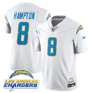 Men's Los Angeles Chargers Alternate 2025 Jersey - All Stitched Omarion Hampton -   8