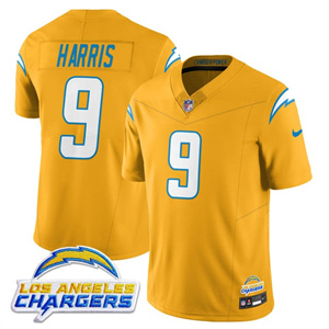 Men's Los Angeles Chargers Alternate 2025 Jersey - All Stitched Tre  Harris - 9