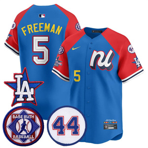 Men's Los Angeles Dodgers  National League 2025 MLB All-Star Jersey V3 - All Stitched Freddie Freeman    - 5