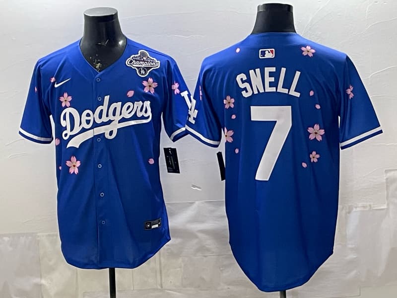 Men's Los Angeles Dodgers Blake Snell Nike White Home Replica Player Jersey
