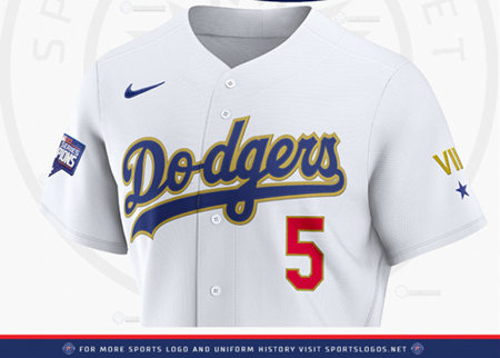 Men's Los Angeles Dodgers Custom Nike White Gold 2021 Gold Program Flex Base Jersey