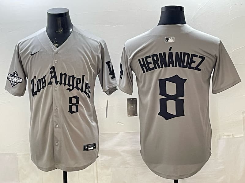 Men's Los Angeles Dodgers Enrique Hernández   Limited Jersey