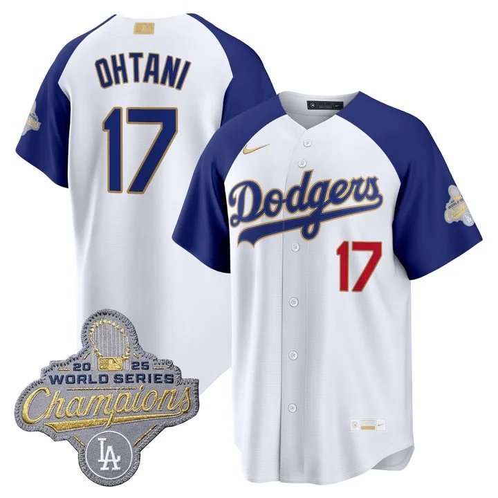 Men's Los Angeles Dodgers Gold Collection Premier Limited Jersey - All Stitched  Shohei Ohtani  17