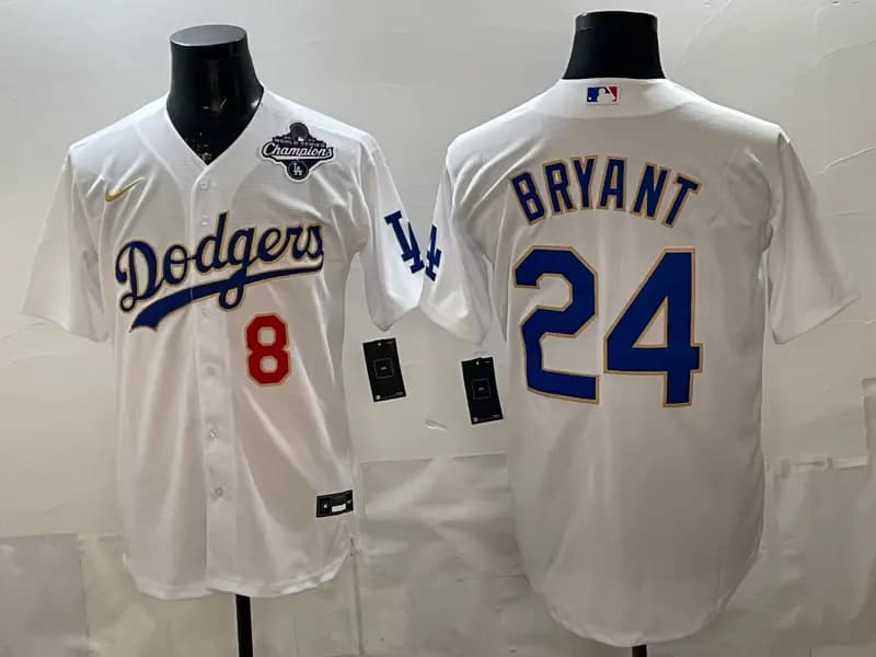 Men's Los Angeles Dodgers Jersey   24 BRYANT