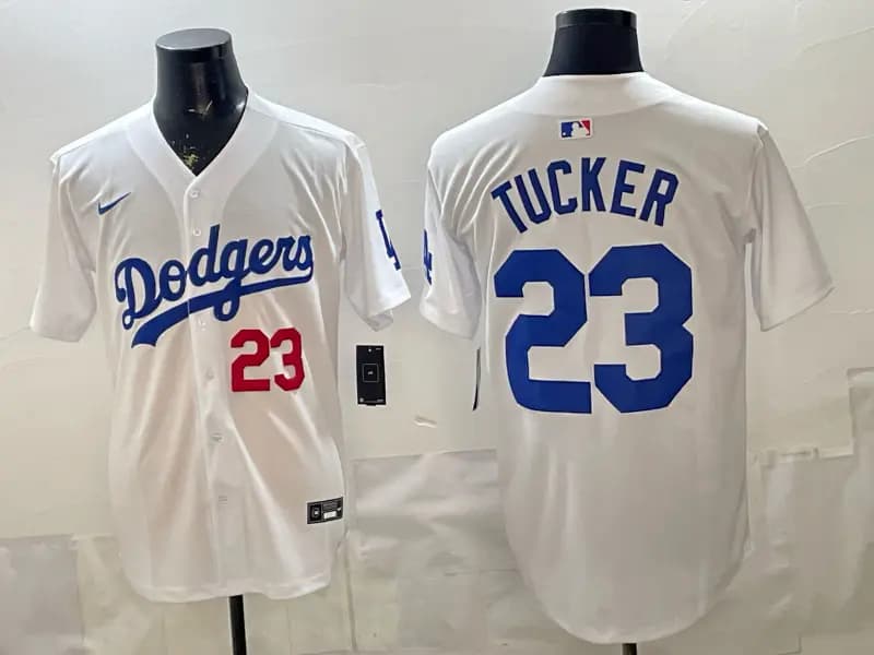 Men's Los Angeles Dodgers Jersey  23 TUCKER