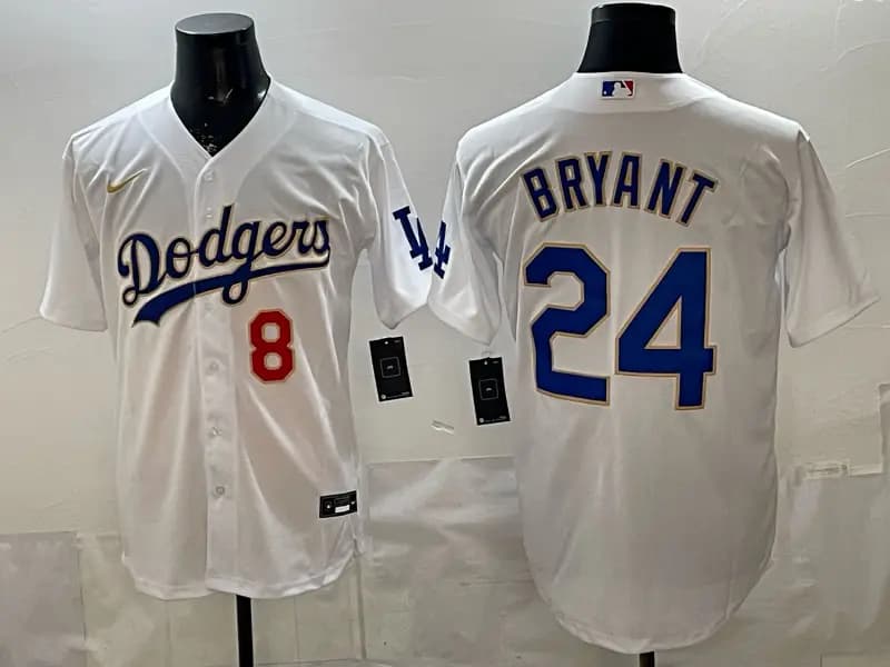Men's Los Angeles Dodgers Jersey  24 BRYANT