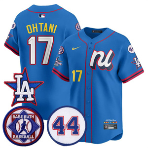 Men's Los Angeles Dodgers National League 2025 MLB All-Star Jersey V3 - All Stitched Shohei Ohtani - 17