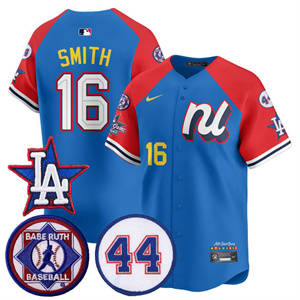 Men's Los Angeles Dodgers National League 2025 MLB All-Star Jersey V3 - All Stitched Will Smith -    16