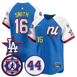 Men's Los Angeles Dodgers National League 2025 MLB All-Star Jersey V3 - All Stitched Will Smith   - 16