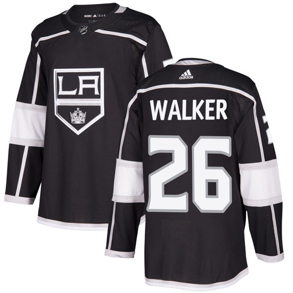 Men's Los Angeles Kings #26 Sean Walker adidas Black Home Premier Player Jersey Stitched