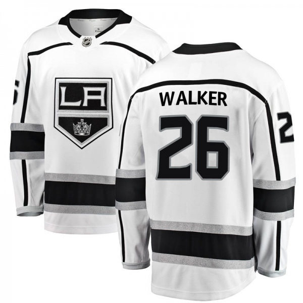 Men's Los Angeles Kings #26 Sean Walker adidas White Away Premier Player Jersey Stitched
