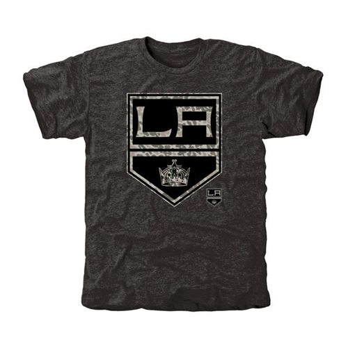 Men's Los Angeles Kings Black Rink Warrior T-Shirt