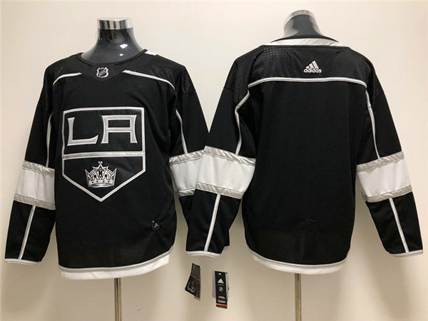 Men's Los Angeles Kings Blank adidas Black Home NHL Jersey Stitched