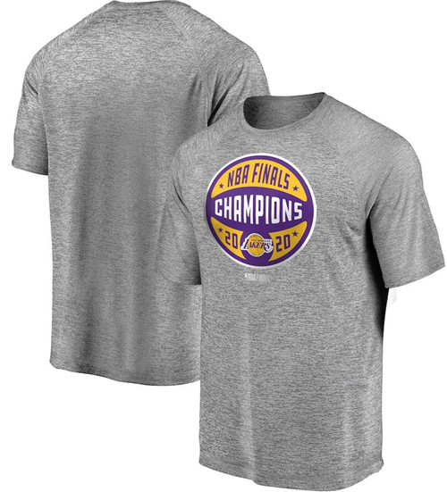 Men's Los Angeles Lakers Gray 2020 NBA Finals Champions Jumper T-Shirt