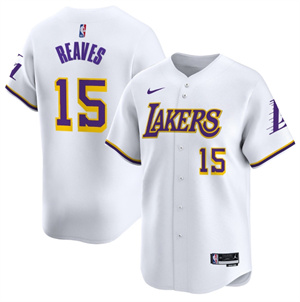 Men's Los Angeles Lakers Vapor Baseball Jersey - All Stitched Association  Austin Reaves  15