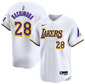 Men's Los Angeles Lakers Vapor Baseball Jersey - All Stitched Association  Rui Hachimura 28