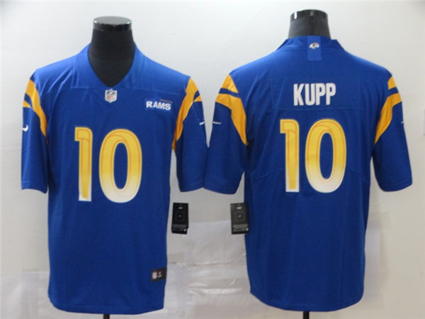 Men's Los Angeles Rams #10 Cooper Kupp Nike 2020 Style Royal Vapor Limited Jersey