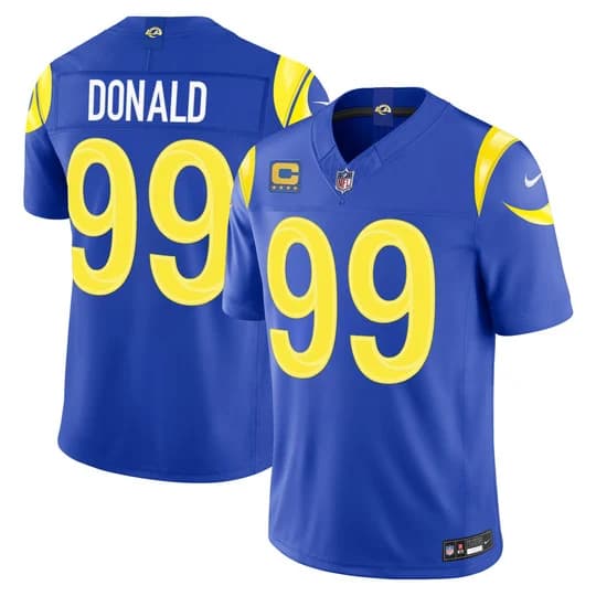 Men's Los Angeles Rams 2026 Vapor Limited Jersey - All Stitched Aaron Donald
