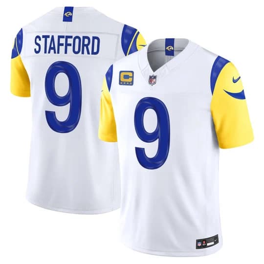 Men's Los Angeles Rams 2026 Vapor Limited Jersey - All Stitched Matthew Stafford  9